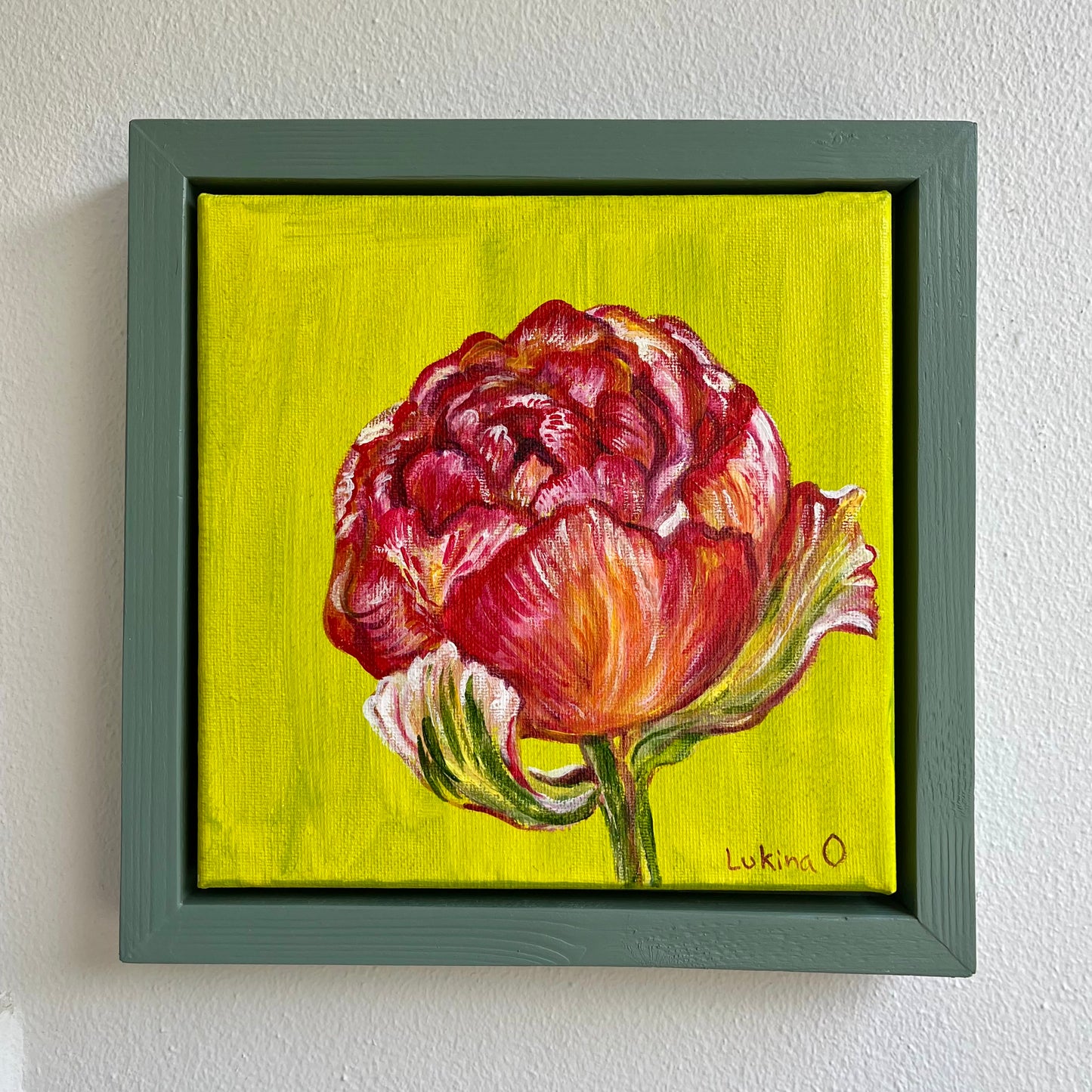 Botanical #6. 20x20