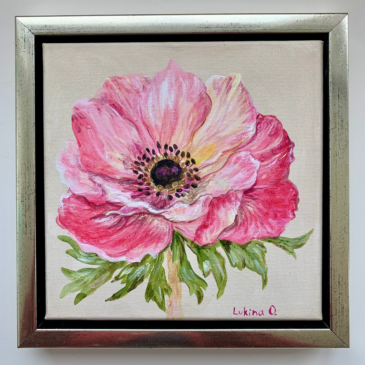 Botanical #15.  20x20