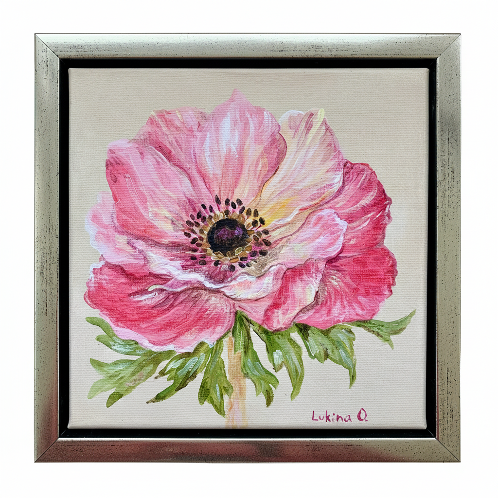 Botanical #15.  20x20