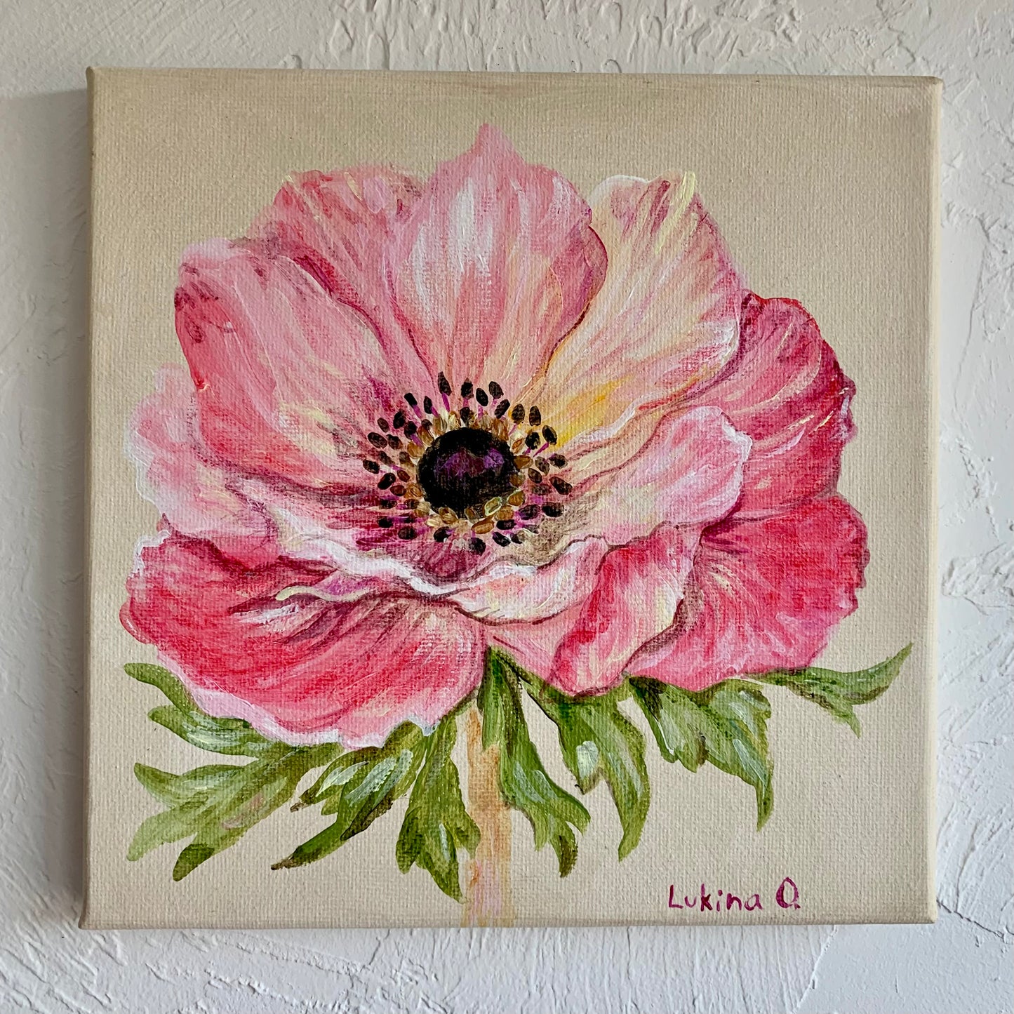 Botanical #15.  20x20