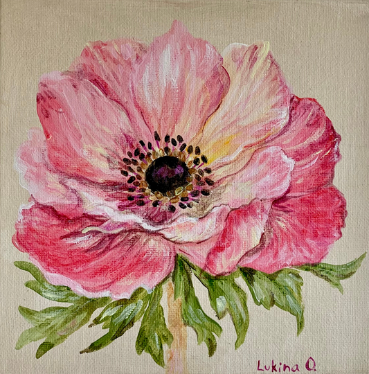 Botanical #15.  20x20