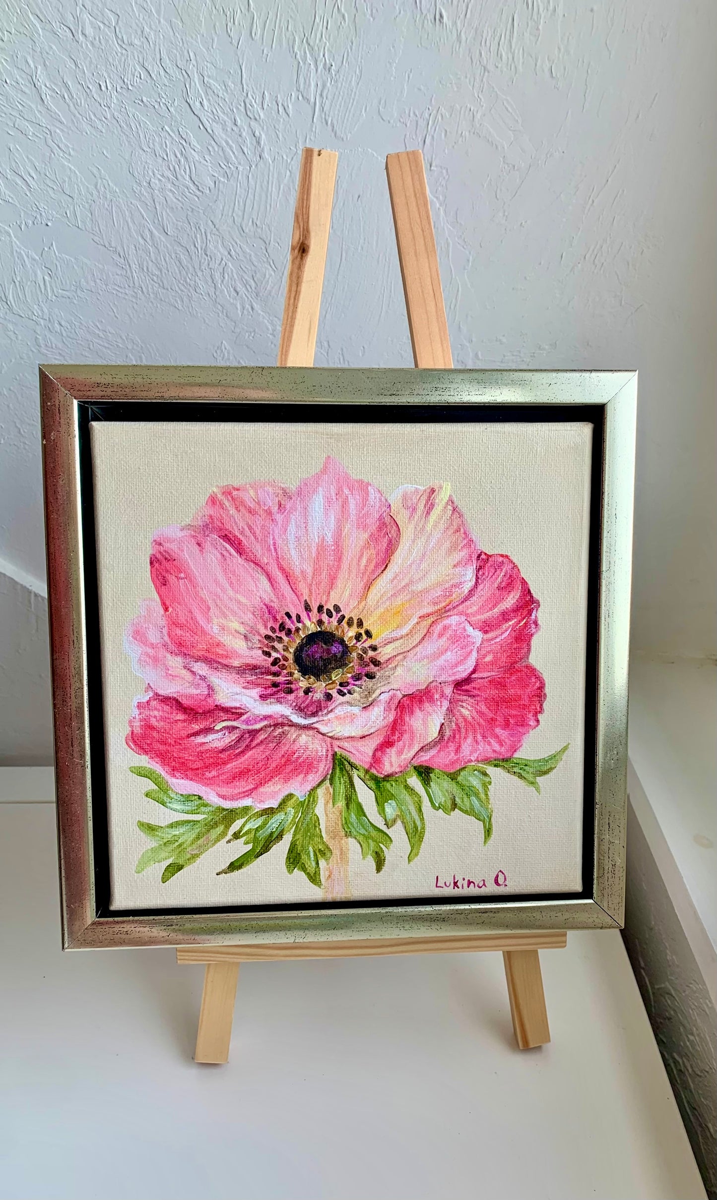 Botanical #15.  20x20